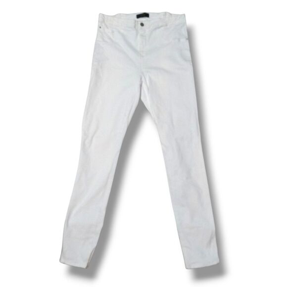 Cenia Convi Skinny Jeans-Size 14-White-Zippered Gusset-Body Shaping-Coastal - Picture 3 of 13